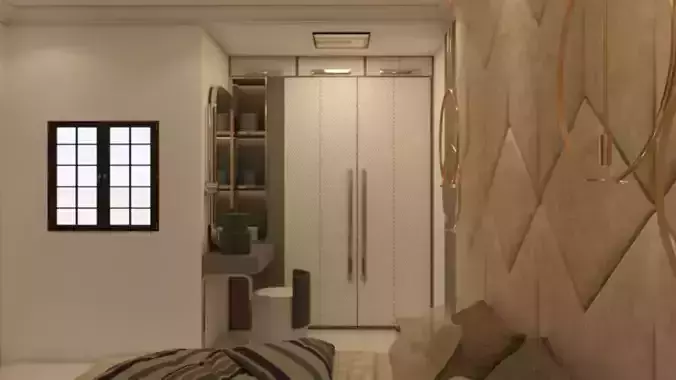 Bedroom Kitchen Bathroom