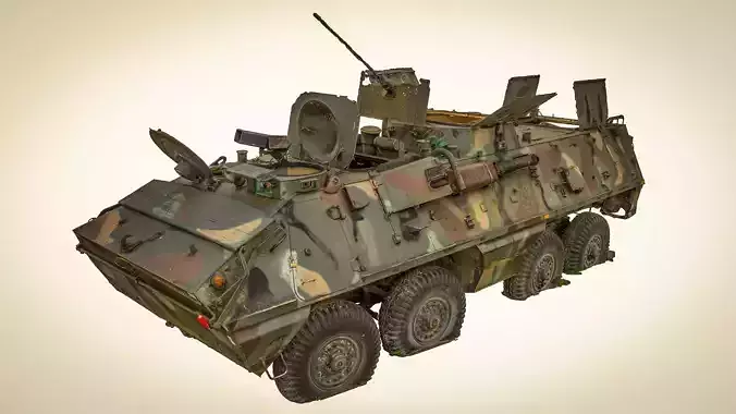 SKOT OT-64 - wheeled floating armored transporter 3D model