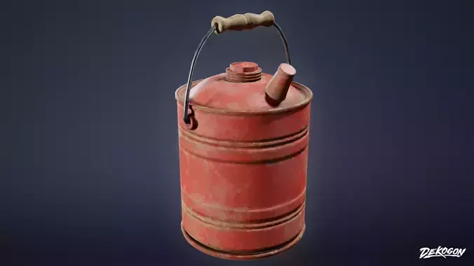 TOOLSHED - Gas Can 01 - LOW POLY Low-poly 3D model