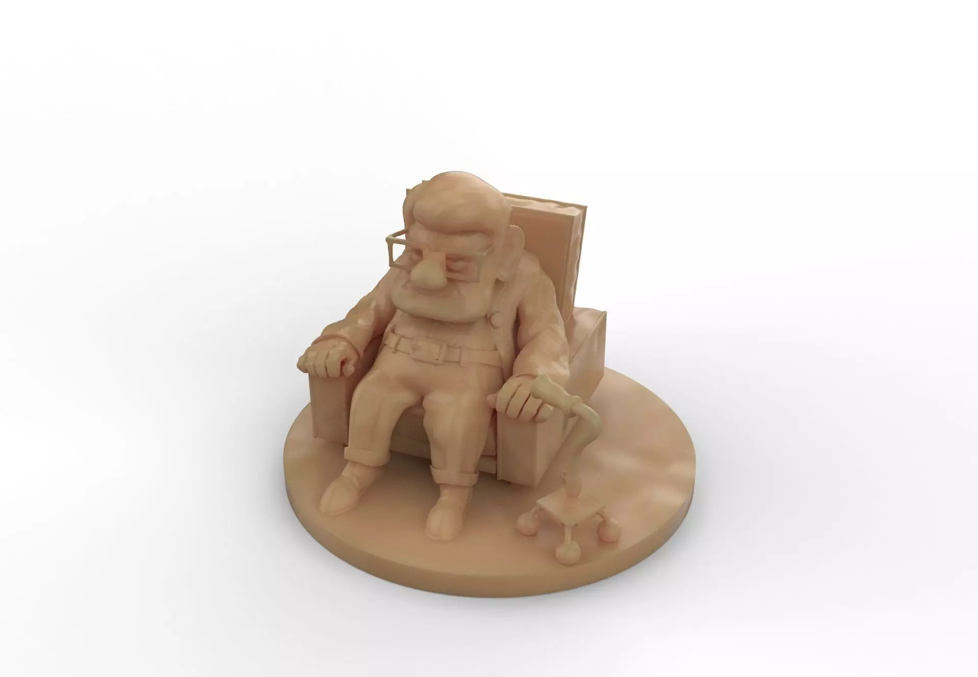 Carl Fredricksen 3d Print 3D print model