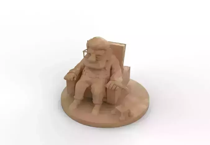 Carl Fredricksen 3d Print 3D print model