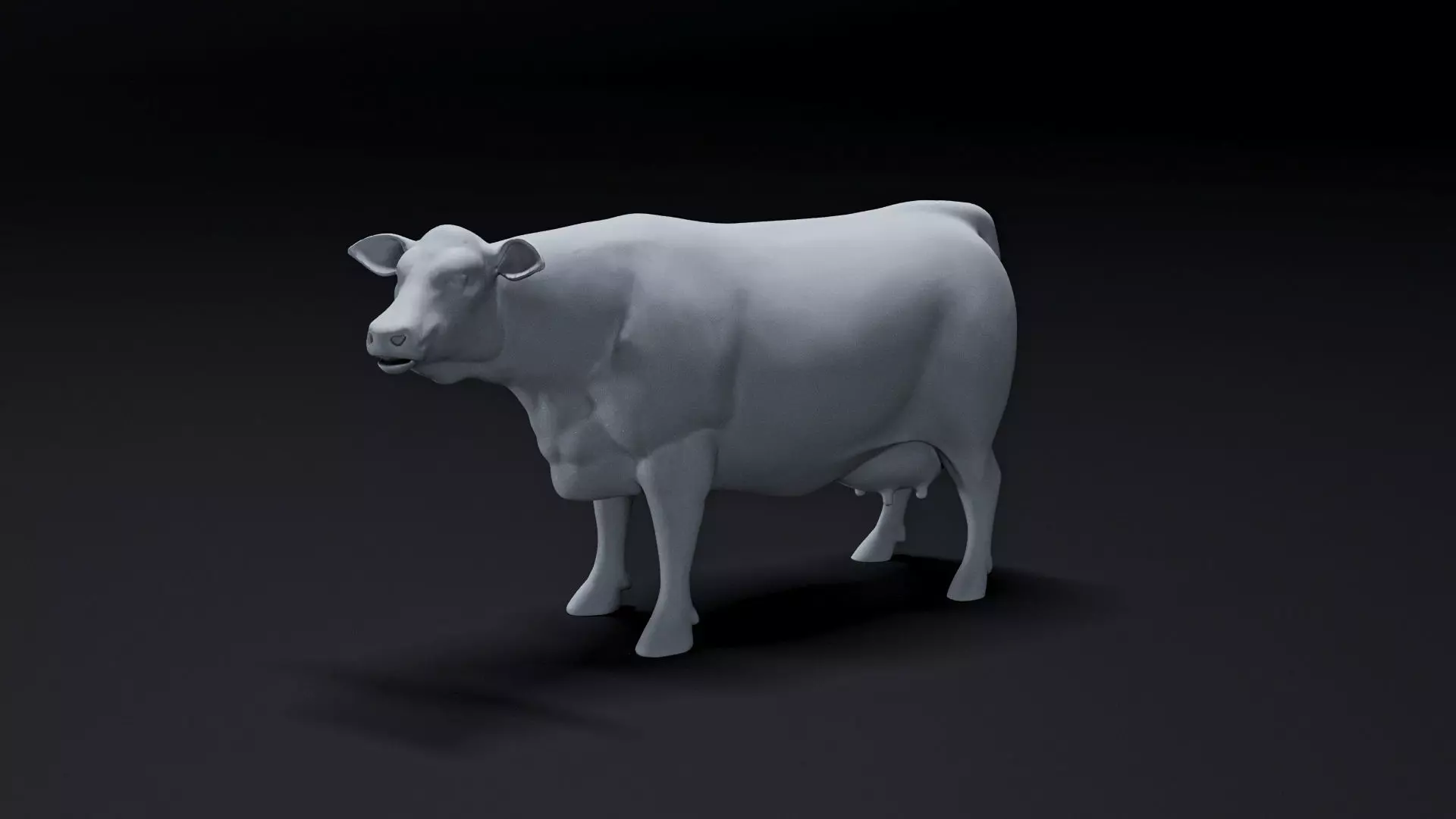 cow  farm animal 3D print model_0