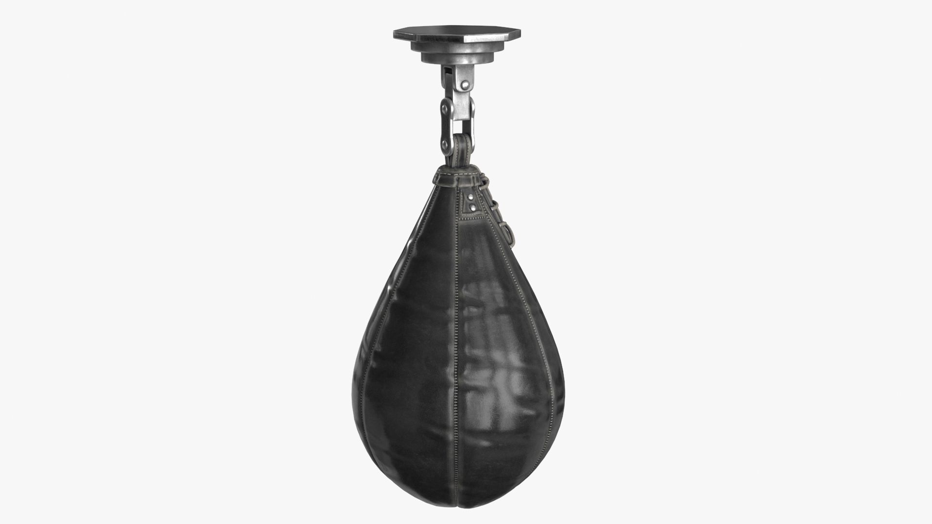 Boxing Punching Speed Bag v1 Low-poly 3D model_9
