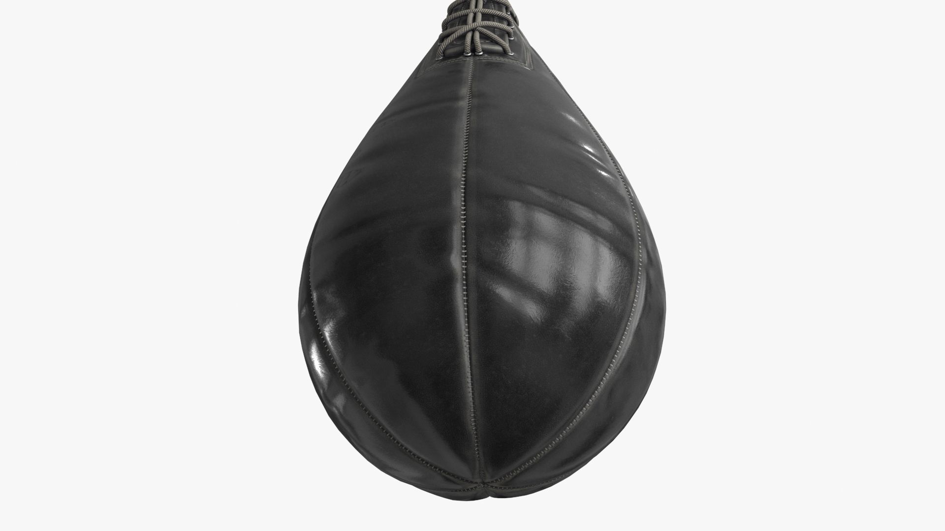 Boxing Punching Speed Bag v1 Low-poly 3D model_5