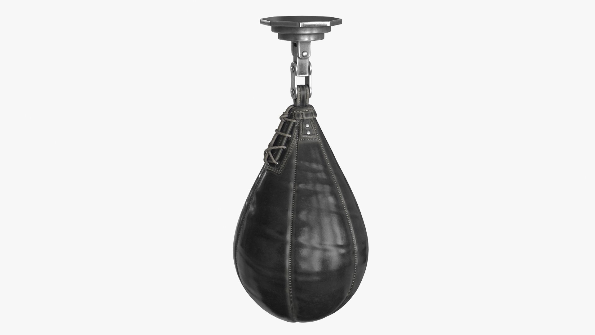 Boxing Punching Speed Bag v1 Low-poly 3D model_12