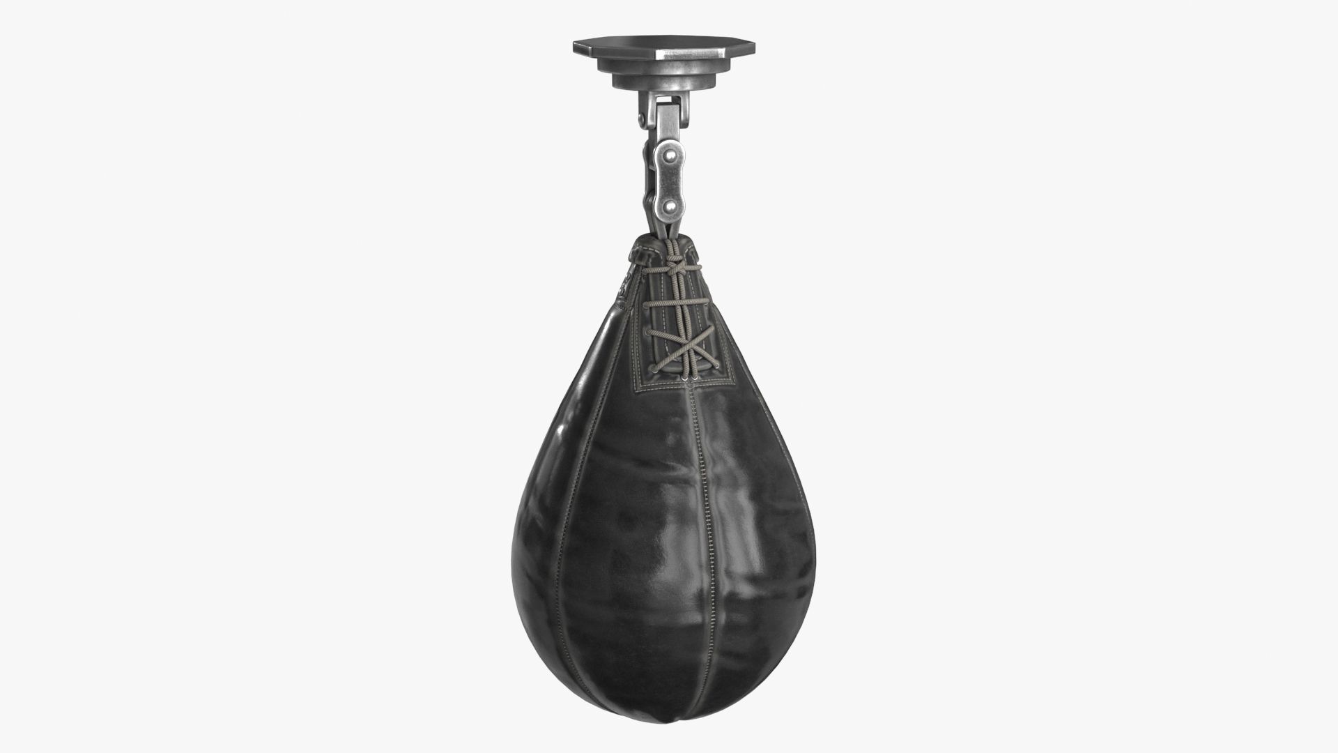 Boxing Punching Speed Bag v1 Low-poly 3D model_7