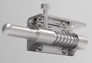 automatic door lock 3D model_0