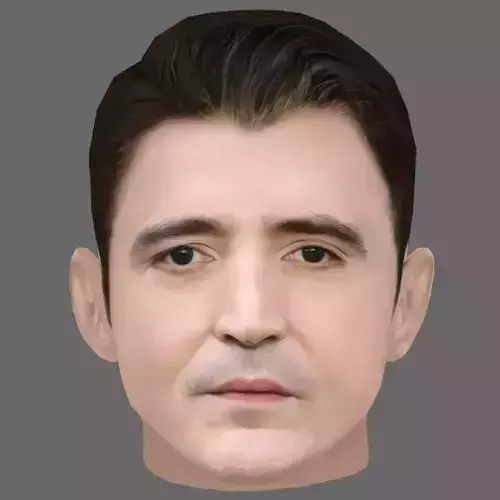 David Dastmalchian Head - Low poly head for game