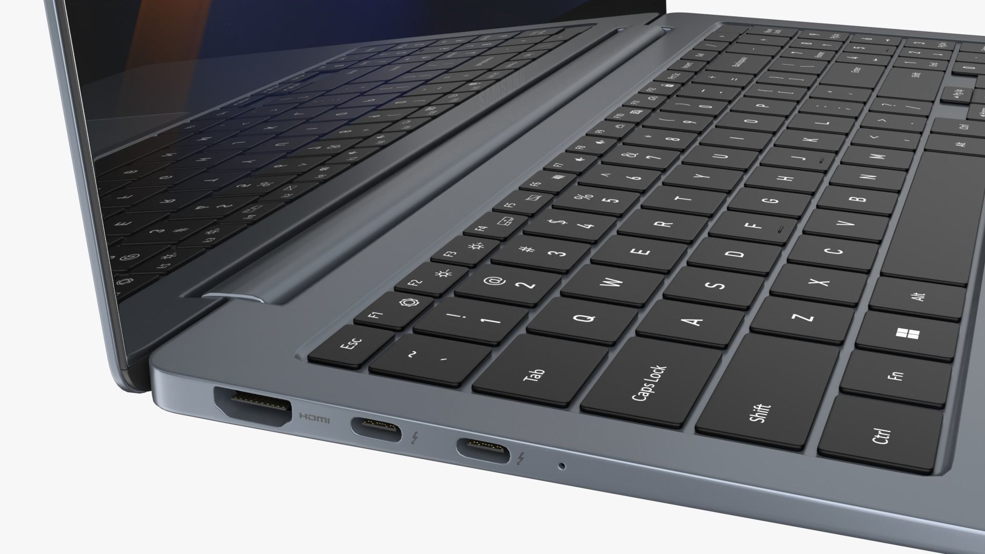 Samsung Galaxy Book 4 Pro Gray 3D model_9