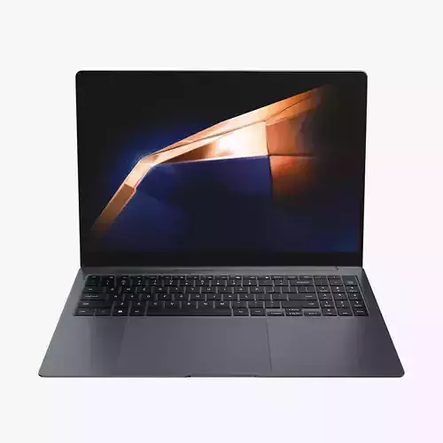 Samsung Galaxy Book 4 Pro Gray 3D model