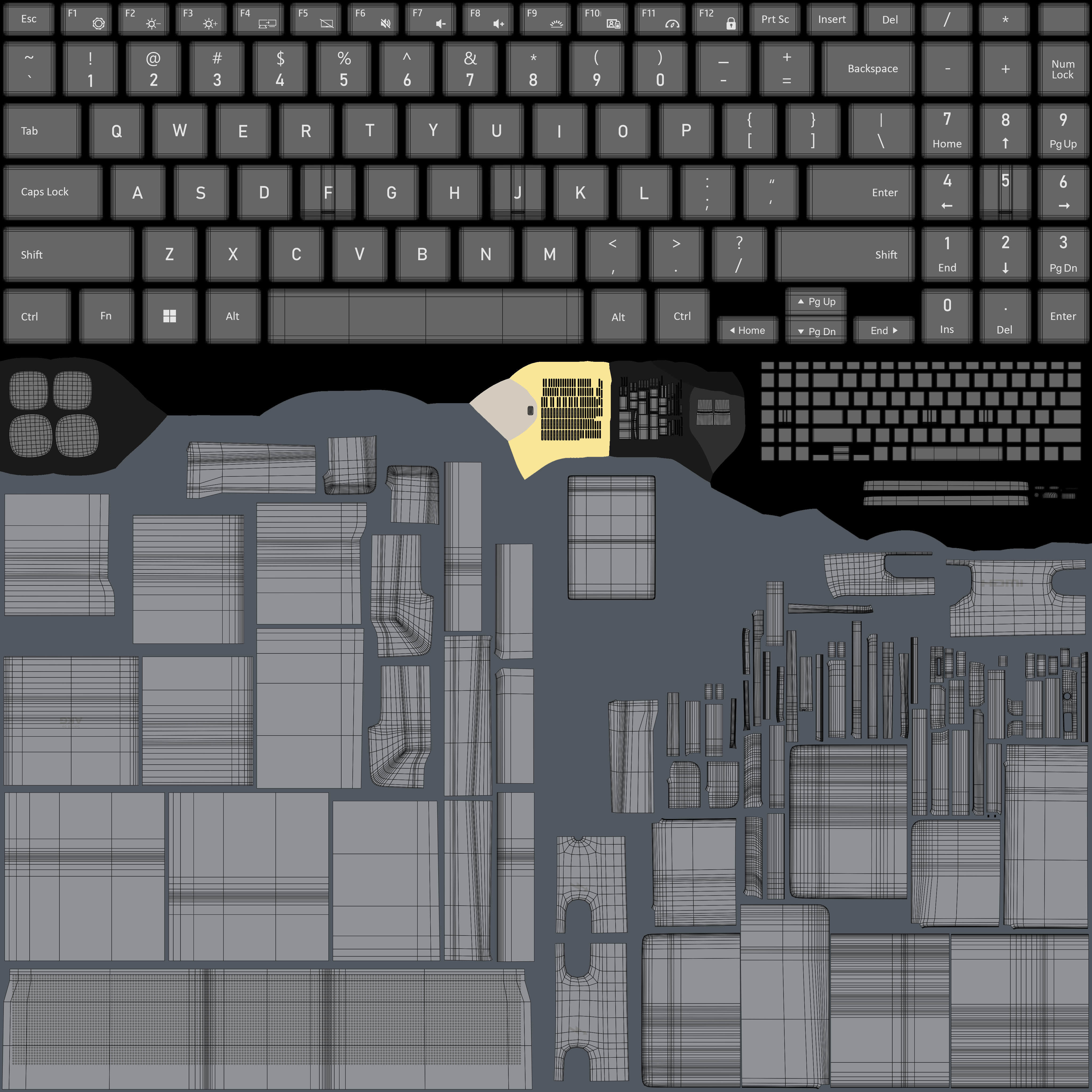 Samsung Galaxy Book 4 Pro Gray 3D model_11