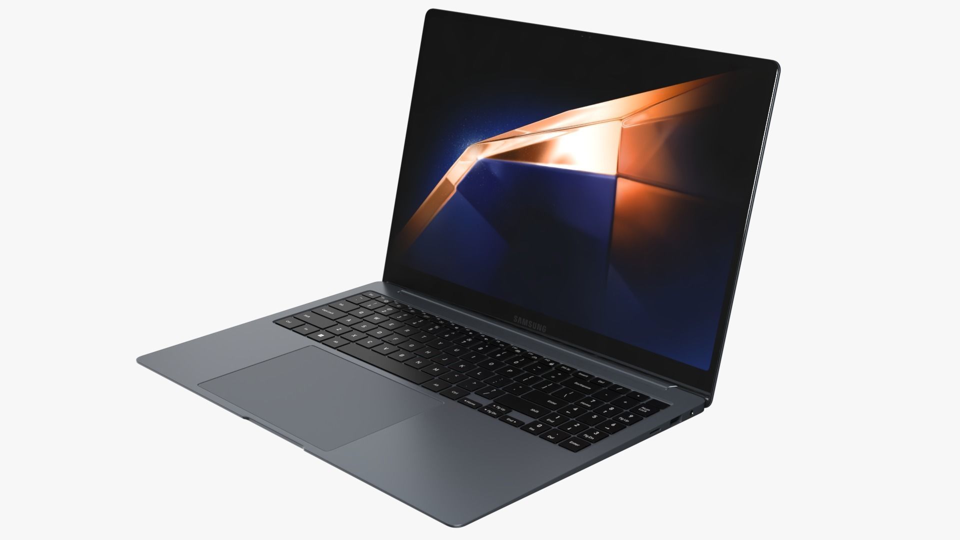 Samsung Galaxy Book 4 Pro Gray 3D model_3