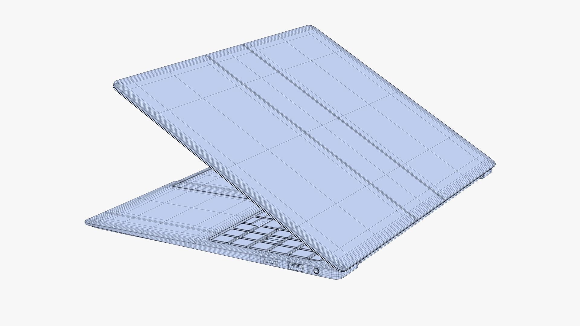 Samsung Galaxy Book 4 Pro Gray 3D model_16