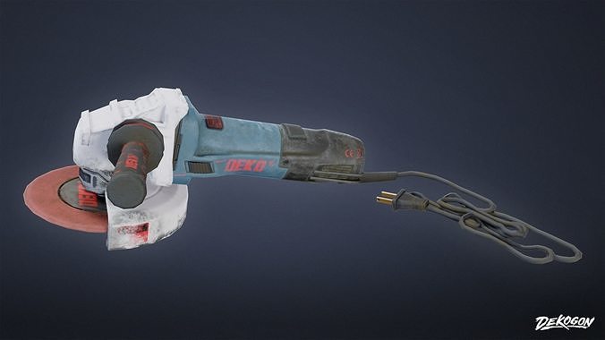 TOOLSHED - Grinder 01 - LOW POLY Low-poly 3D model