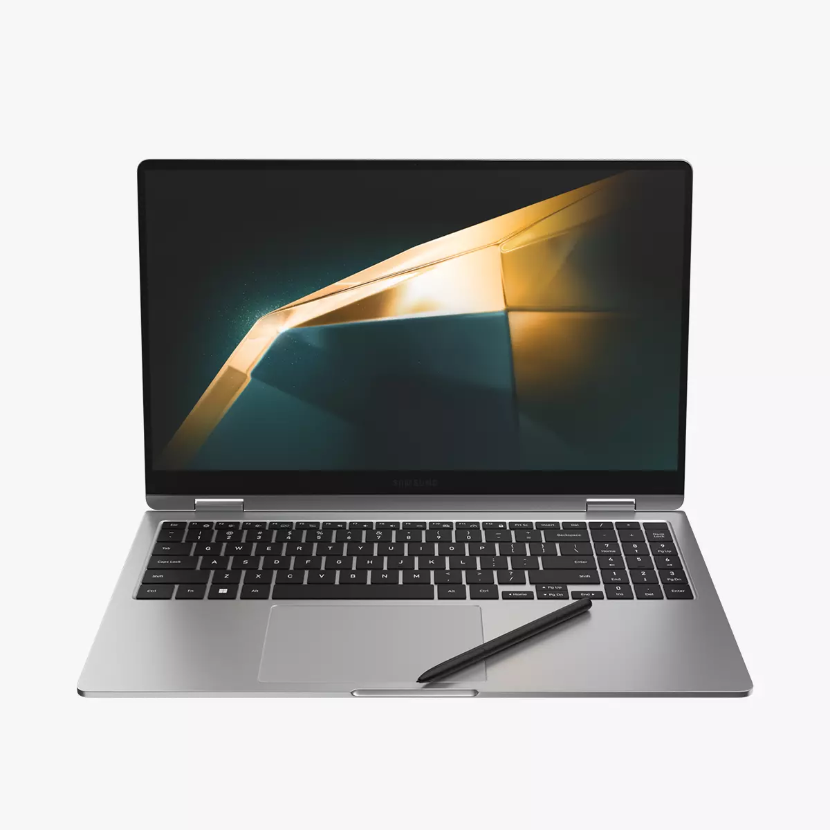 Samsung Galaxy Book 4 360 Silver 3D model_0