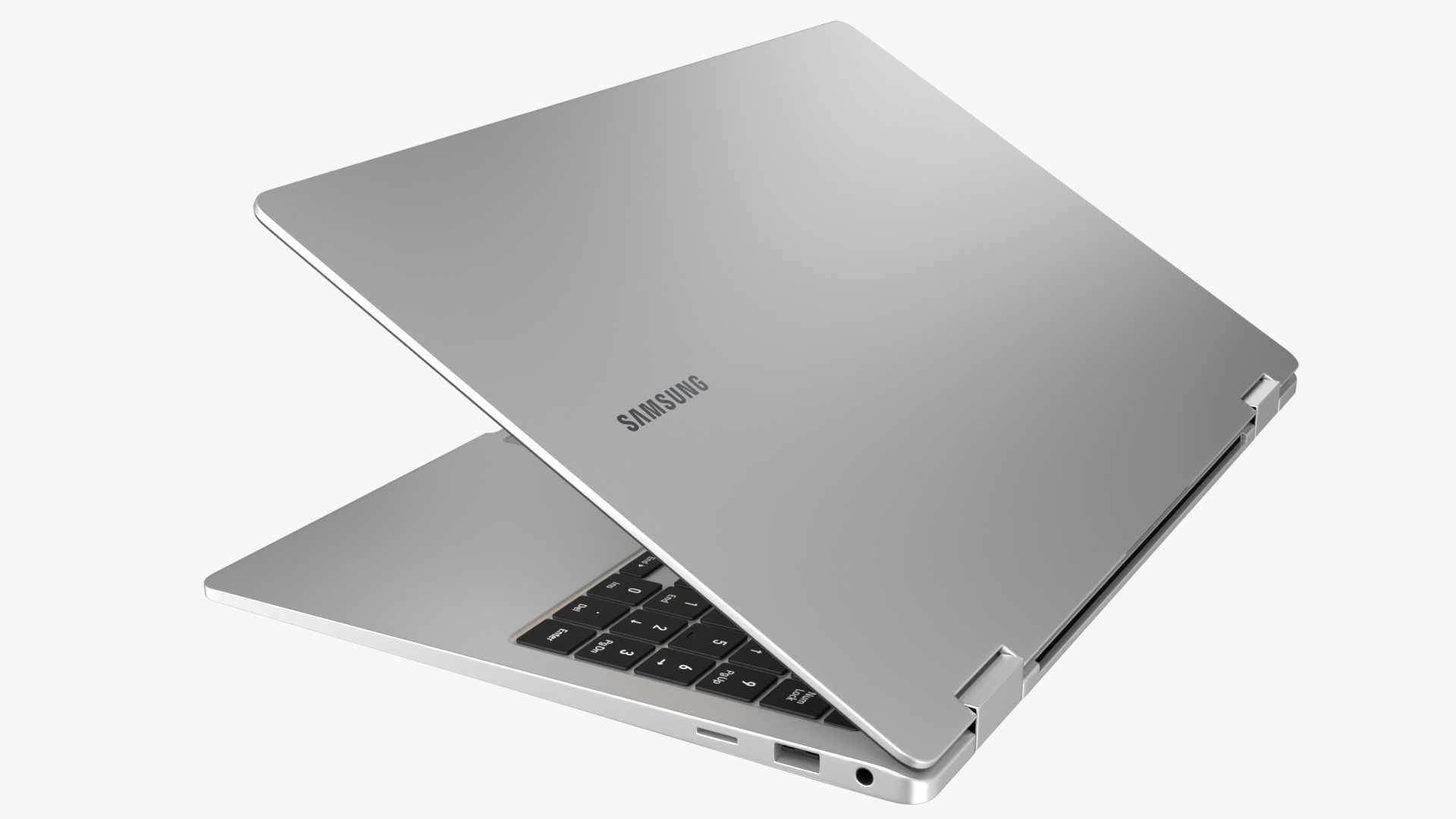 Samsung Galaxy Book 4 360 Silver 3D model_4