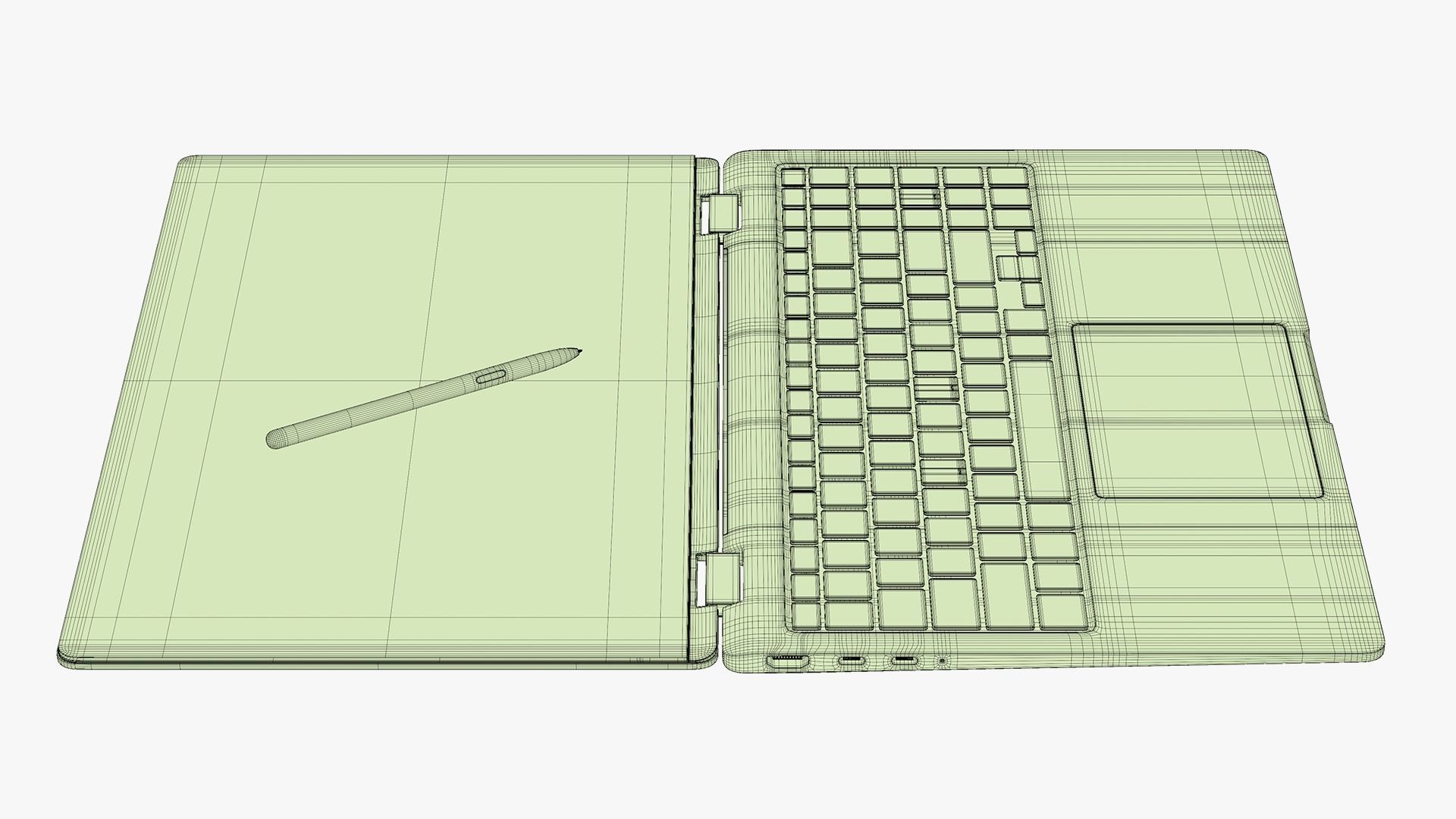 Samsung Galaxy Book 4 360 Silver 3D model_18