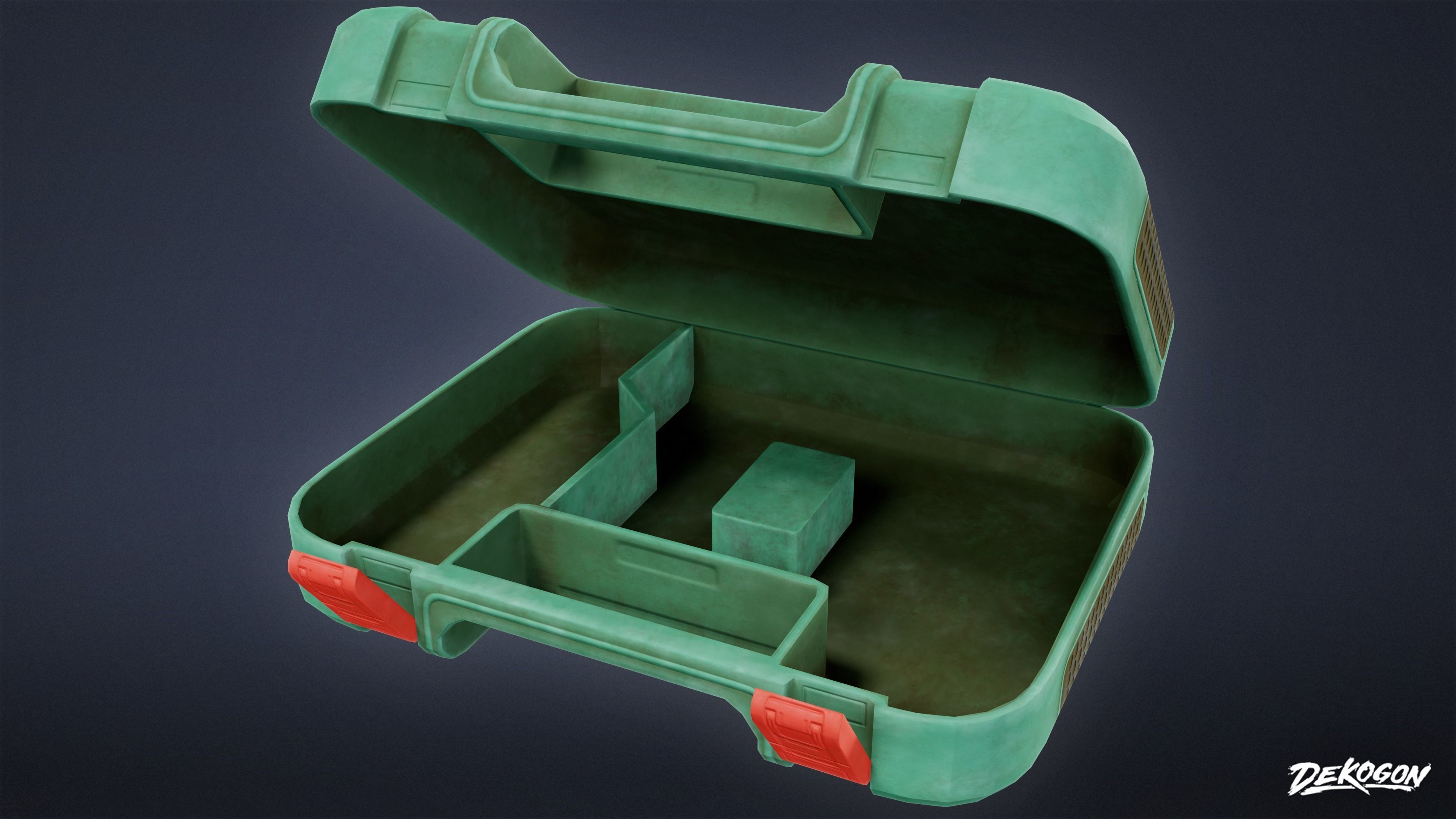 TOOLSHED - Impact Drill 01 - LOW POLY Low-poly 3D model_9