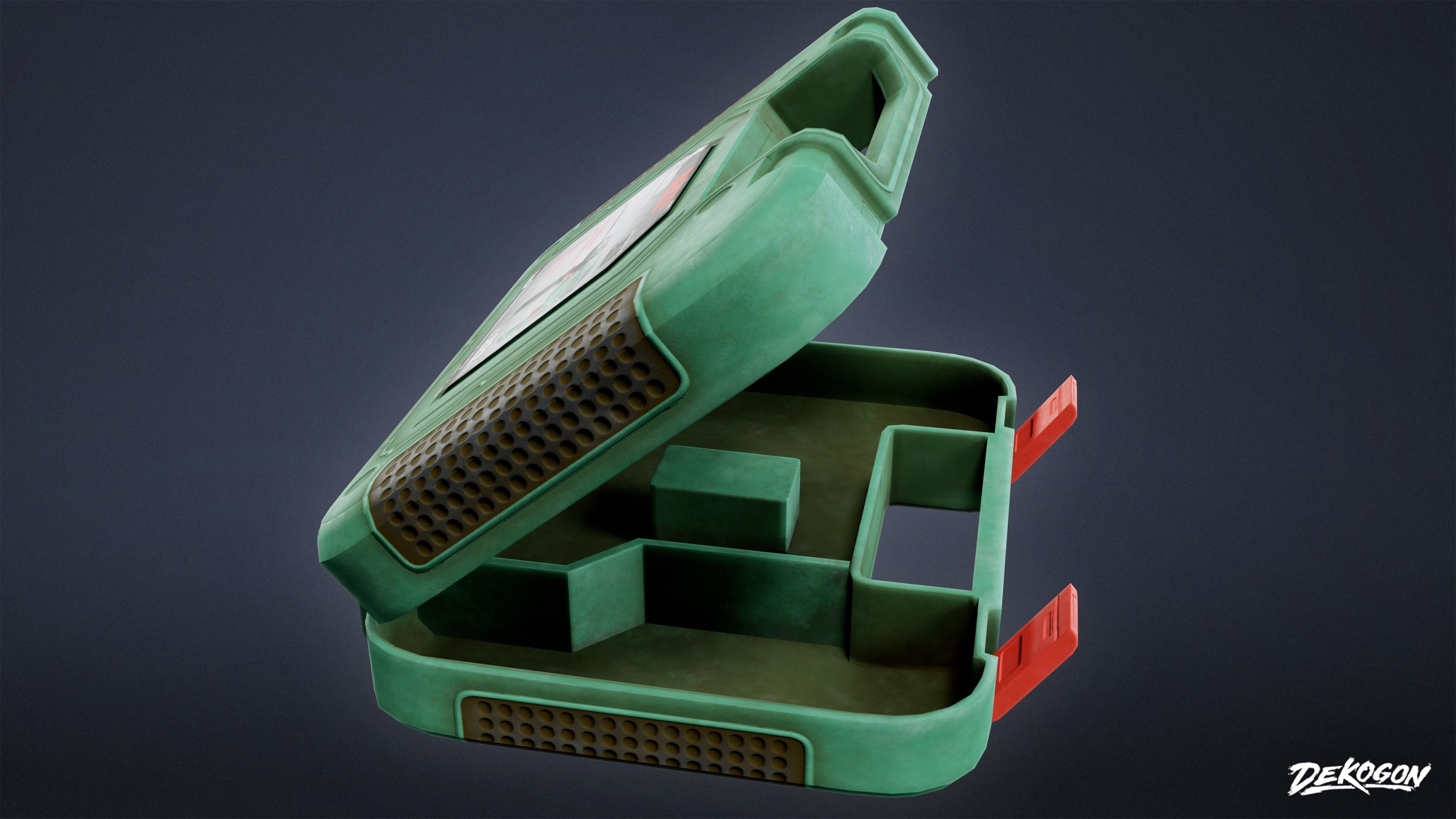 TOOLSHED - Impact Drill 01 - LOW POLY Low-poly 3D model_12