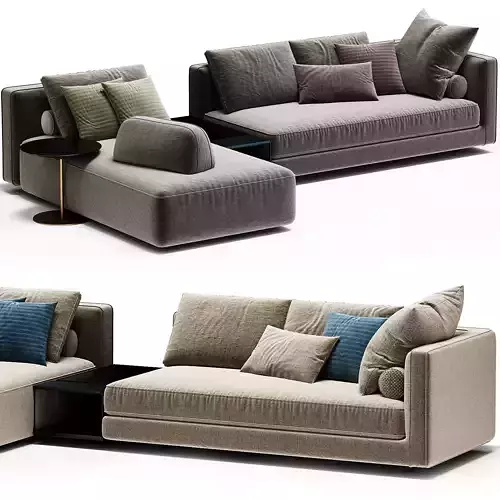GLAM Sectional Sofa By Art Nova