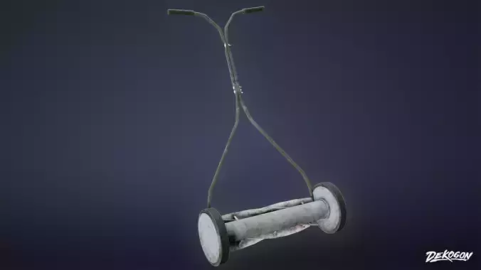 TOOLSHED - Lawnmower 01 - LOW POLY Low-poly 3D model