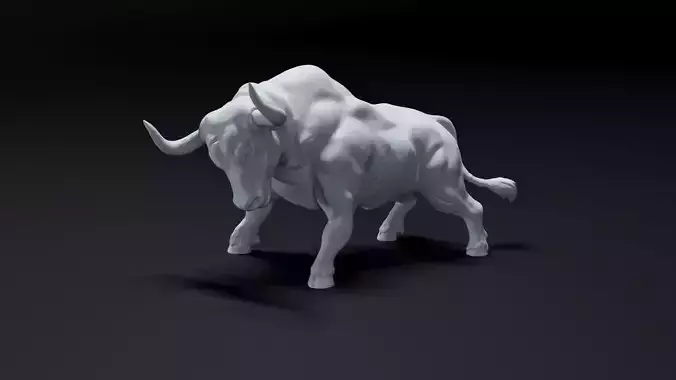 bull animal 3D print model
