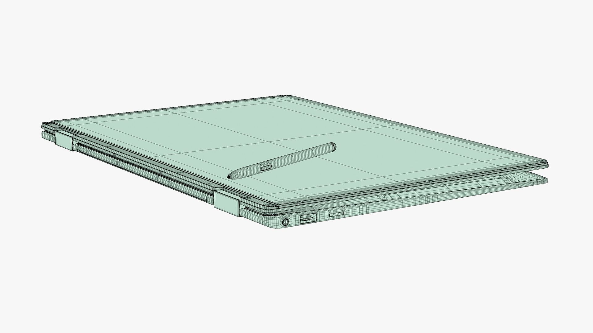 Samsung Galaxy Book 4 Pro 360 Gray 3D model_20