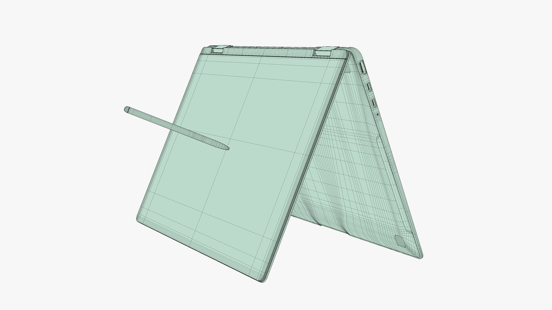 Samsung Galaxy Book 4 Pro 360 Gray 3D model_19