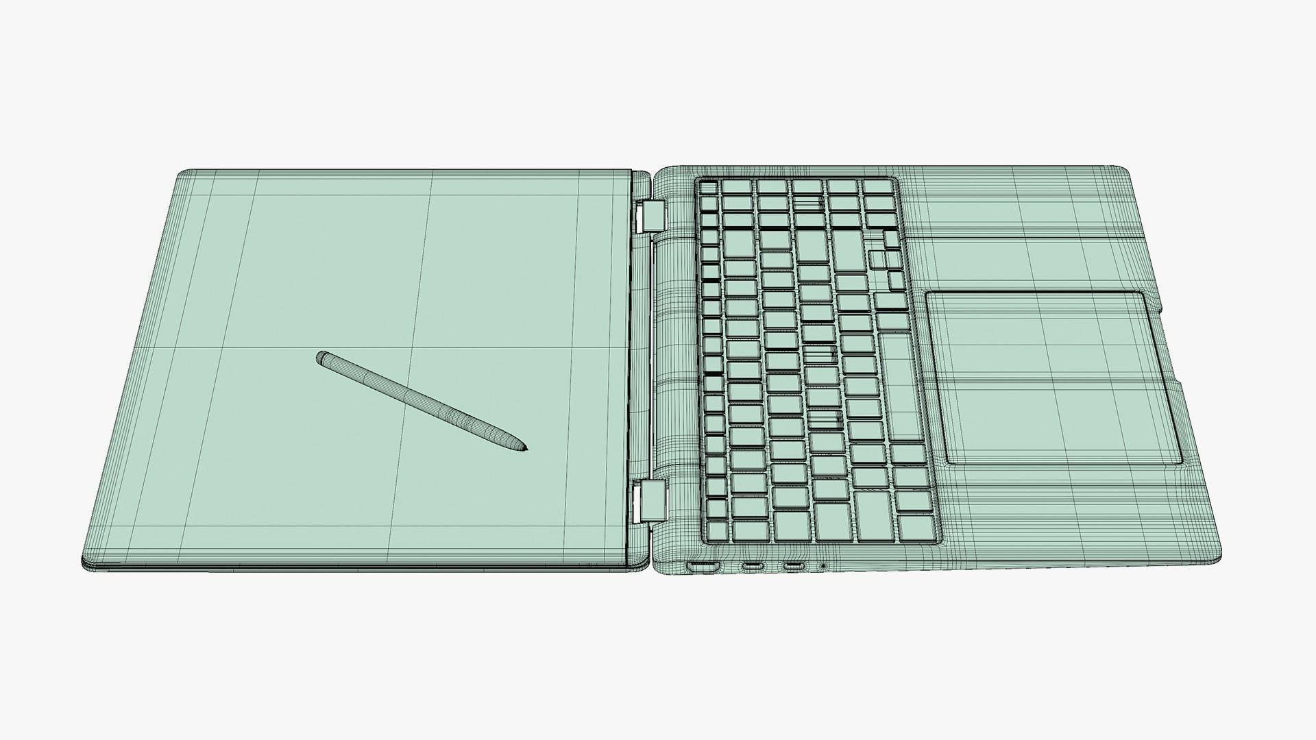 Samsung Galaxy Book 4 Pro 360 Gray 3D model_18