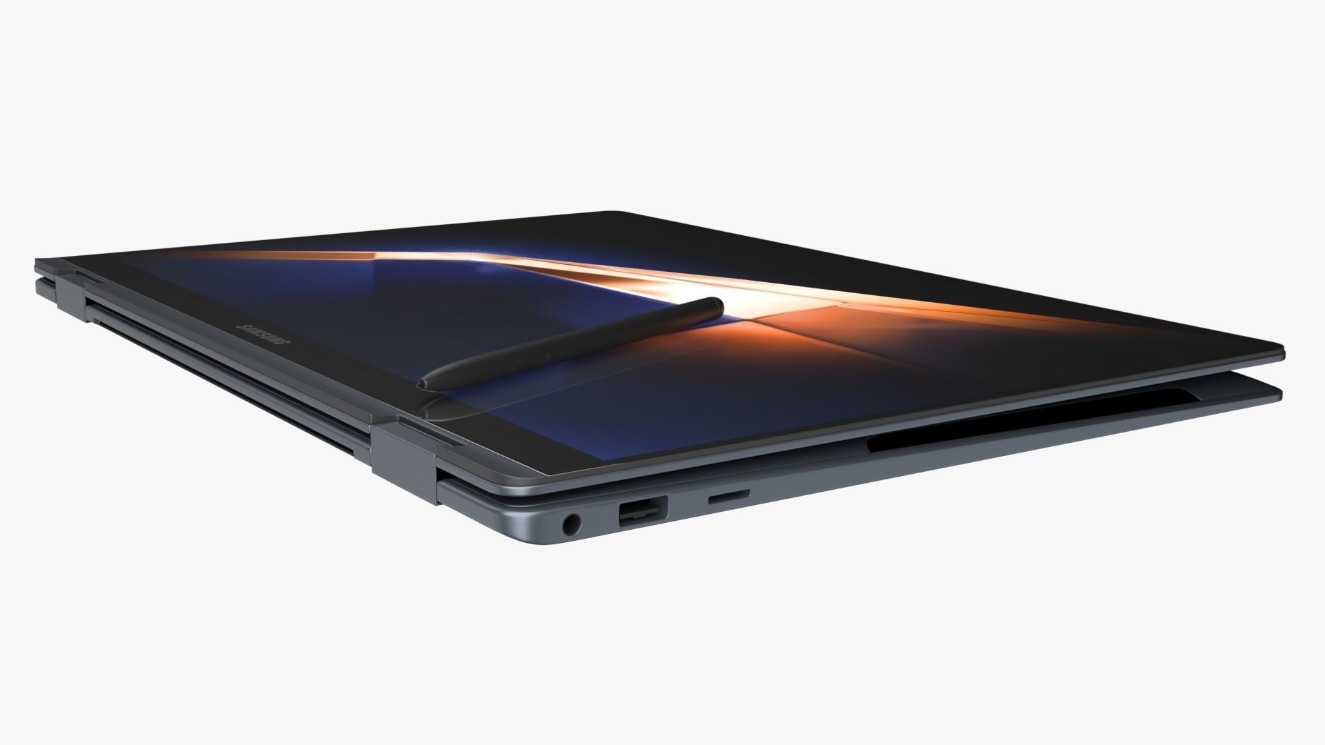 Samsung Galaxy Book 4 Pro 360 Gray 3D model_7