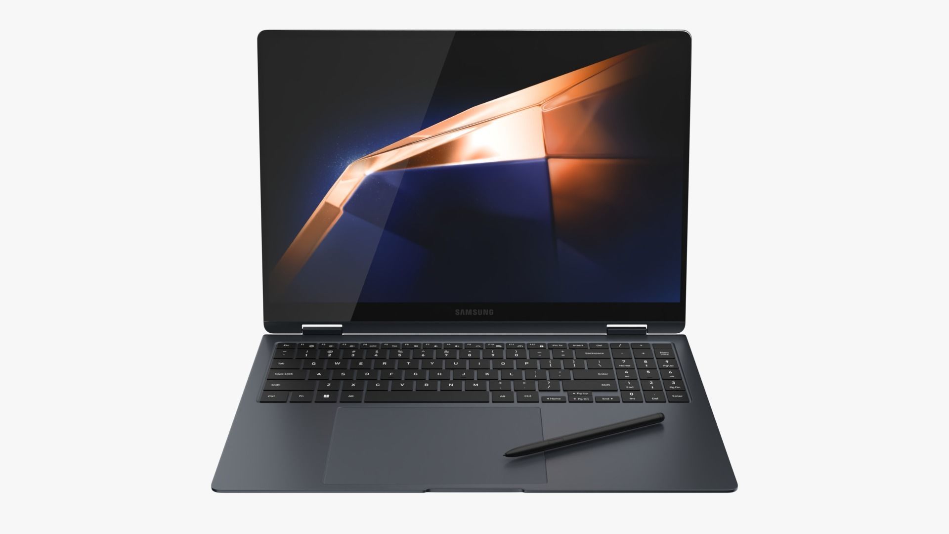 Samsung Galaxy Book 4 Pro 360 Gray 3D model_2