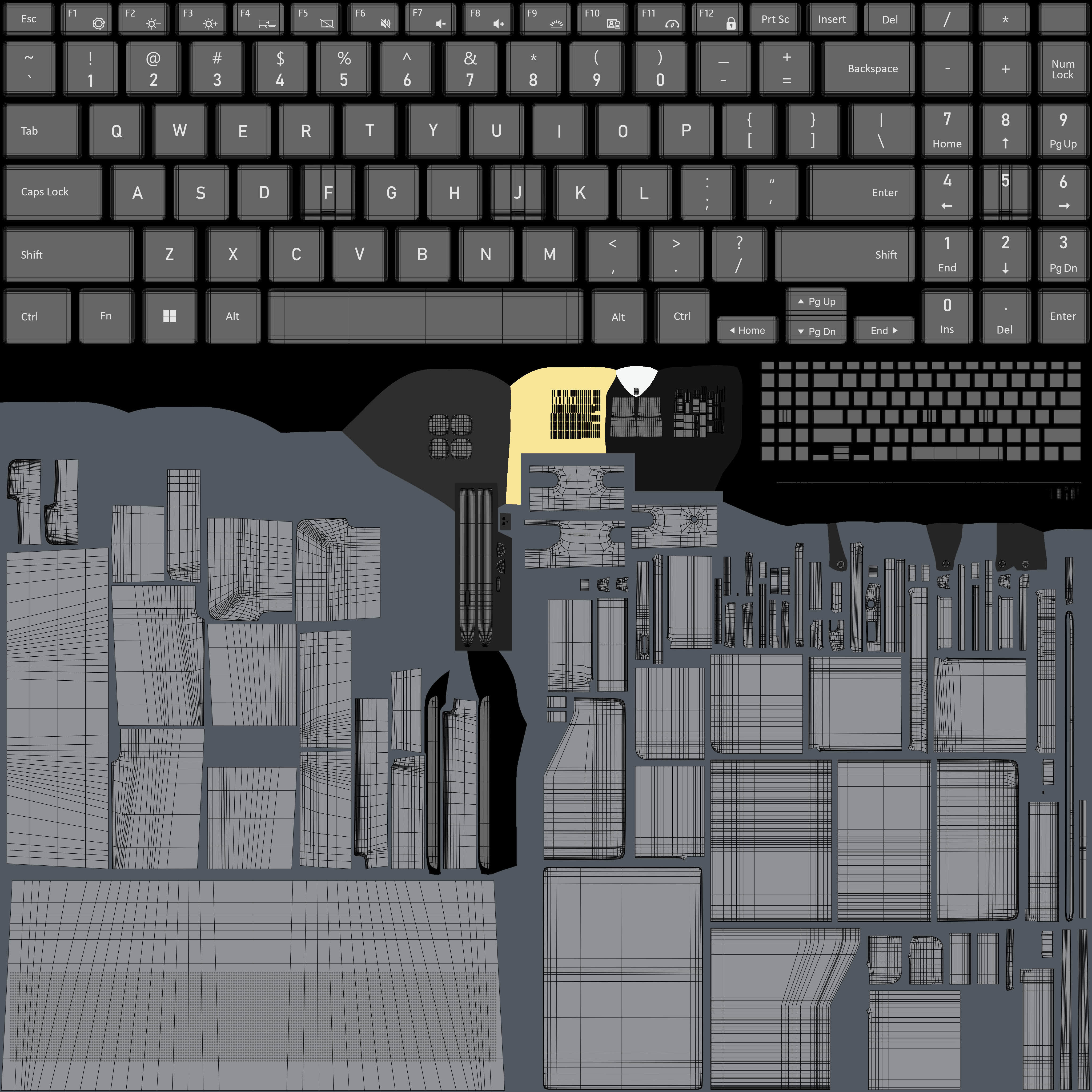 Samsung Galaxy Book 4 Pro 360 Gray 3D model_13