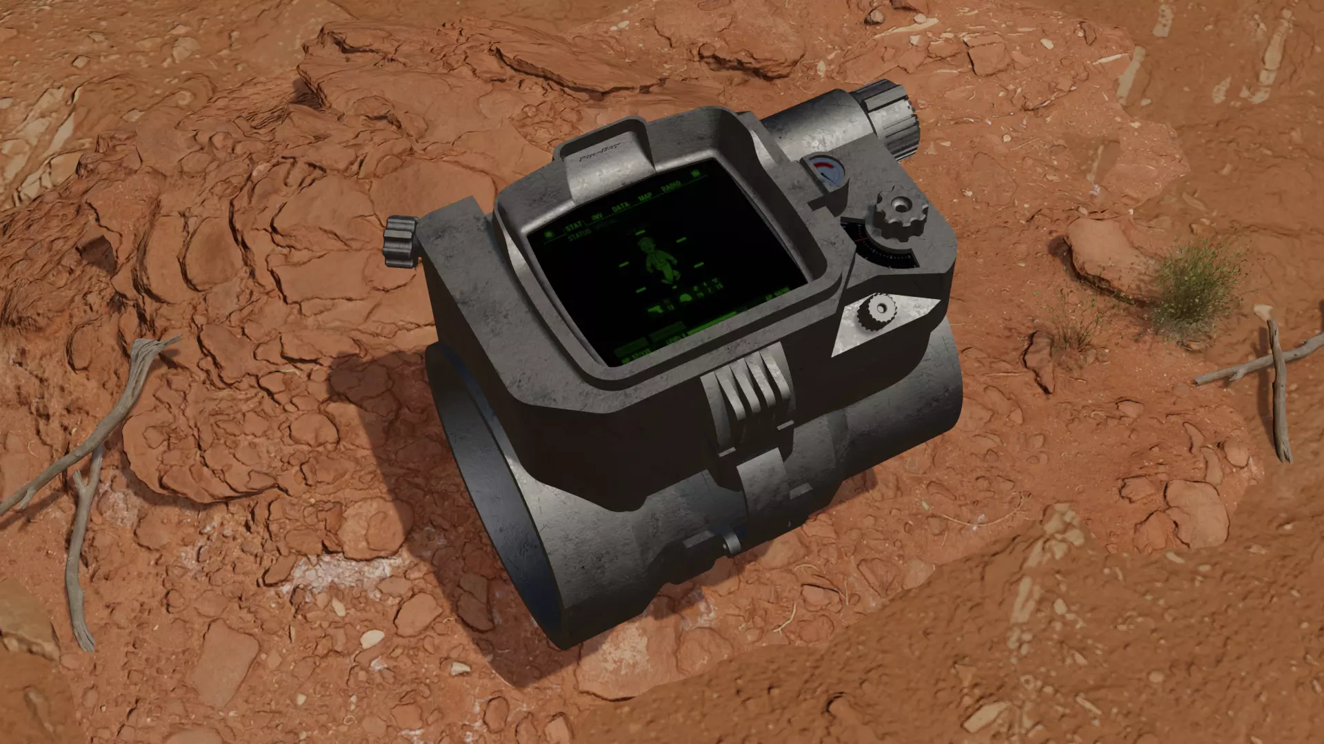 PIPBOY SERIE FALLOUT 3D print model_0