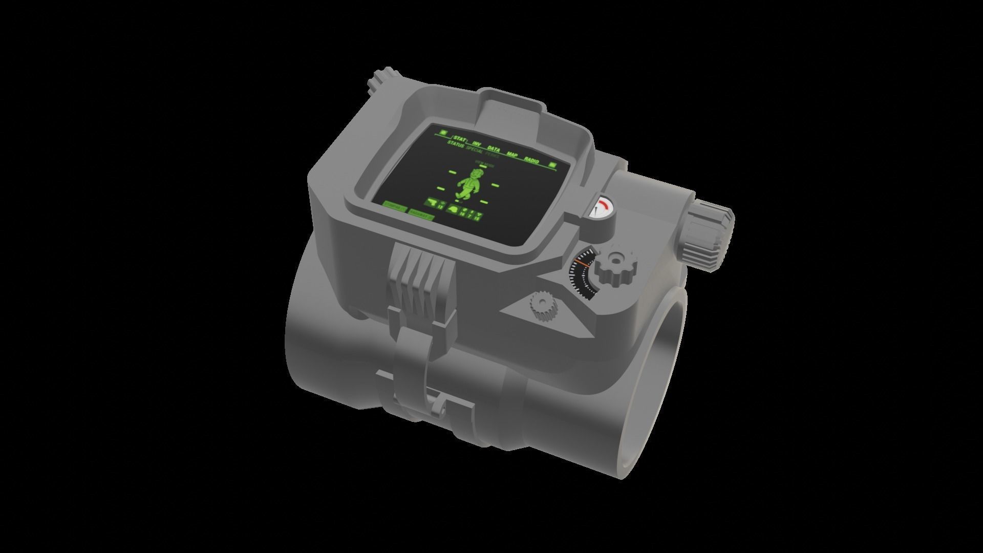 PIPBOY SERIE FALLOUT 3D print model_4