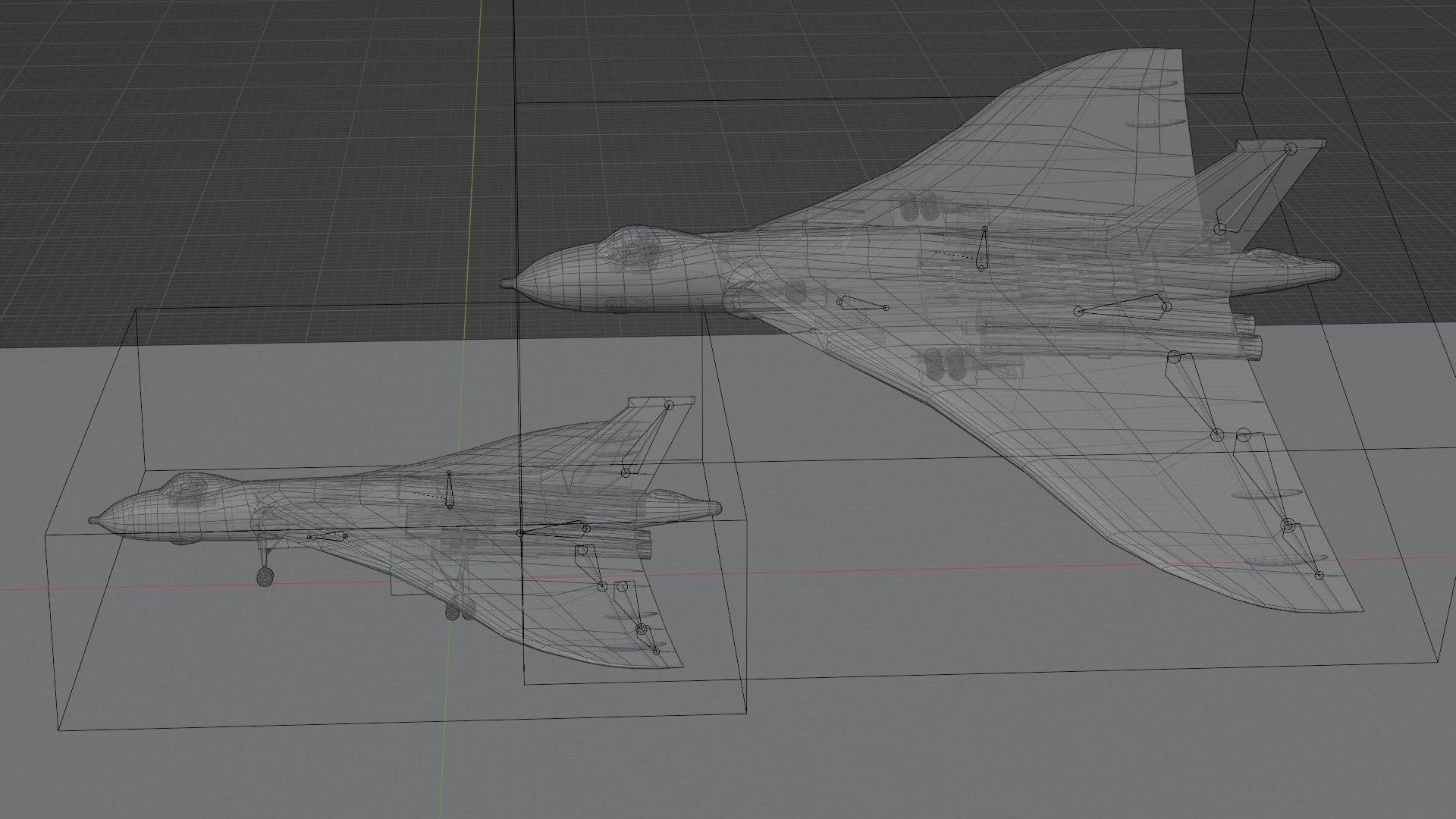 Avro Vulcan Low-poly 3D model_16