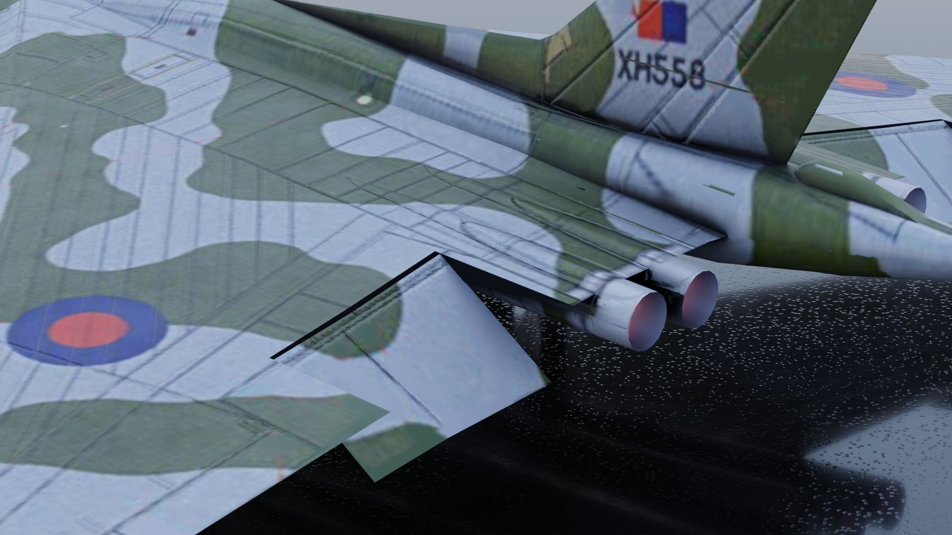 Avro Vulcan Low-poly 3D model_21