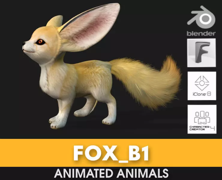 Fox-B1 3D model_0
