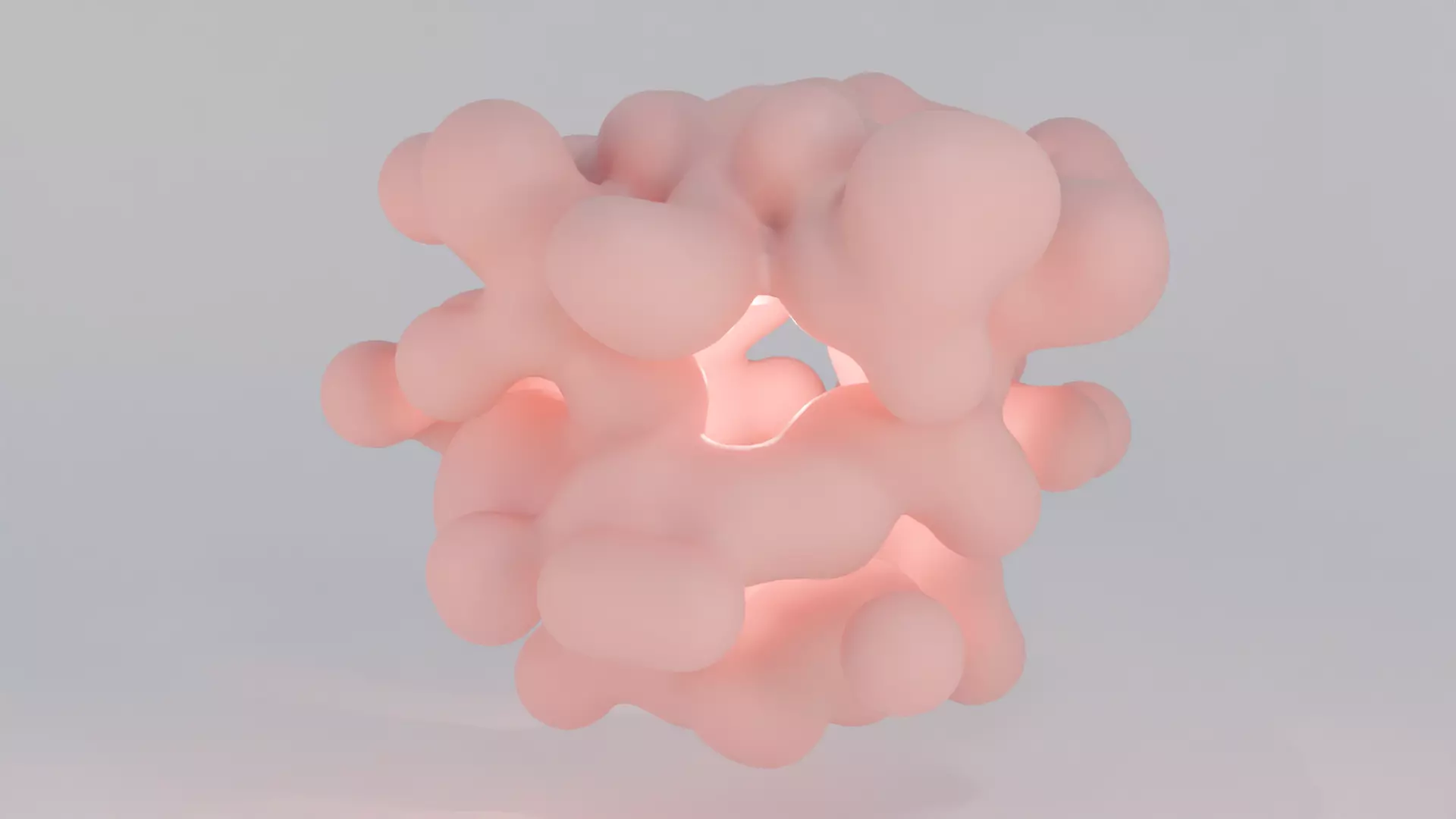 Abstract blob v3 Low-poly 3D model_0