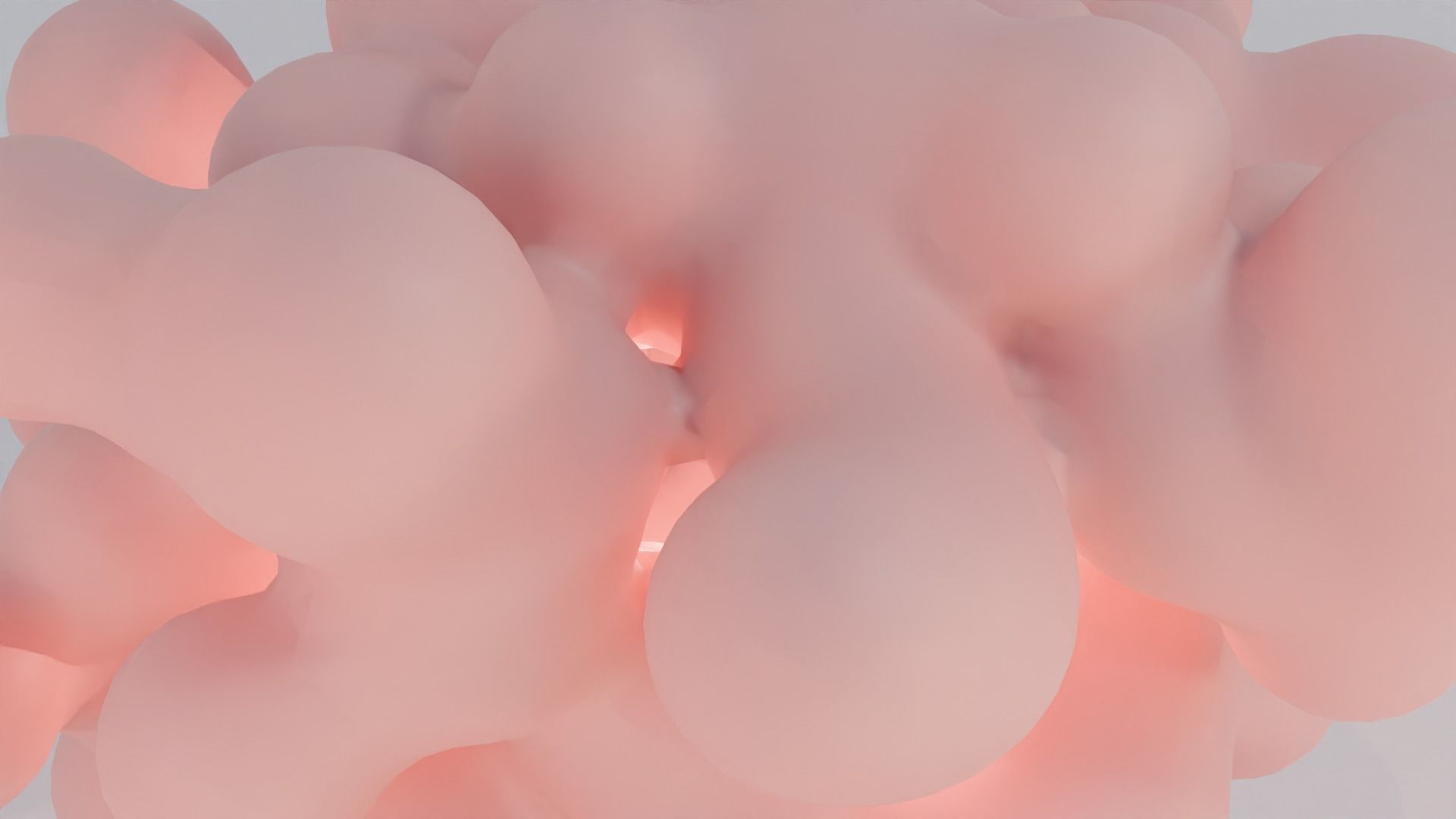 Abstract blob v3 Low-poly 3D model_1