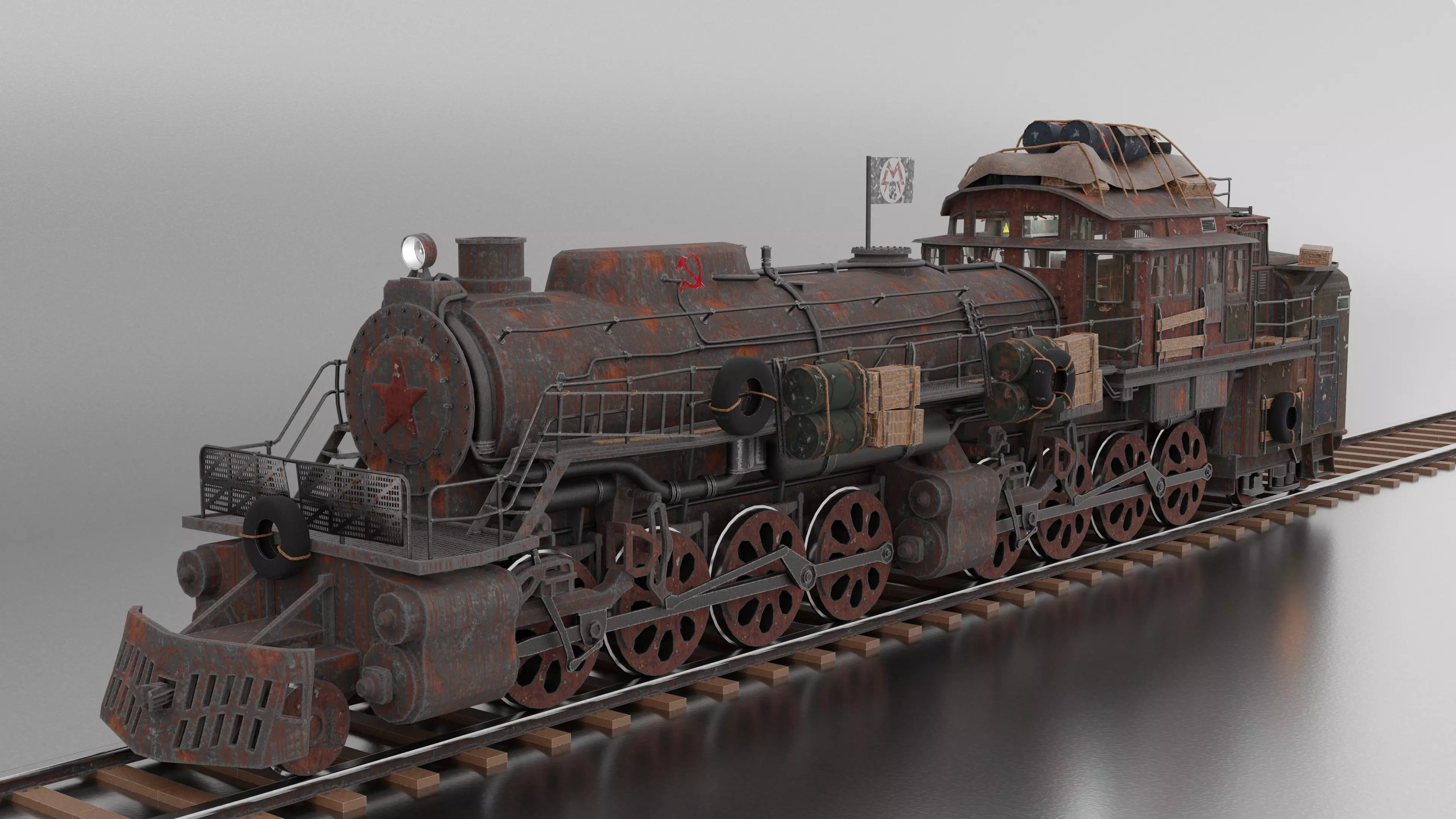 Aurora Low-poly 3D model