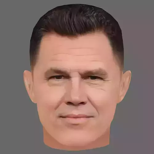 Josh Brolin Head - Low poly head for game