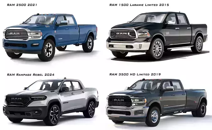 Collection of RAM pickups 