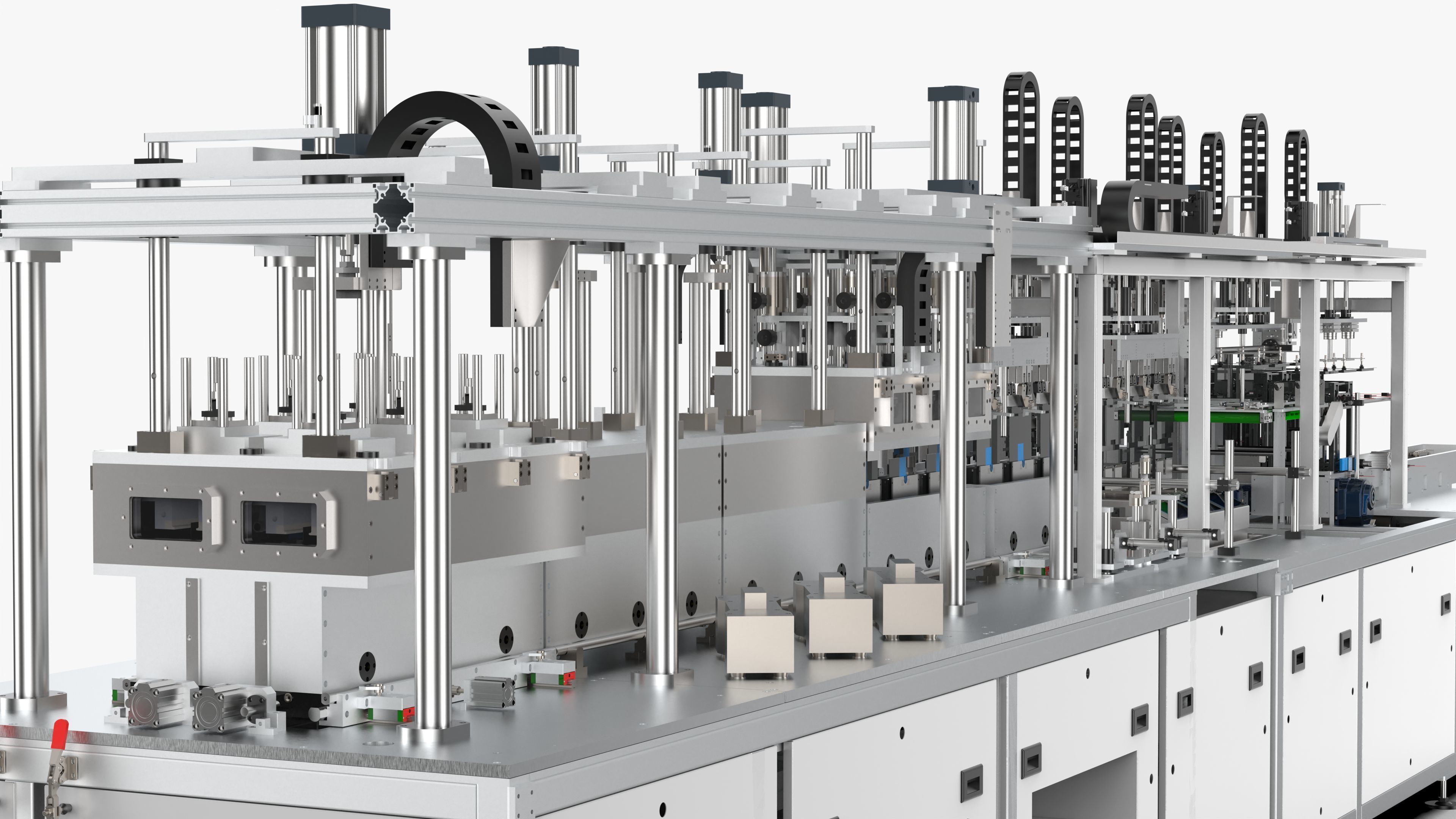 Soft Pack Lithium Battery Vacuum Injection Sealing Machine 3D model_24