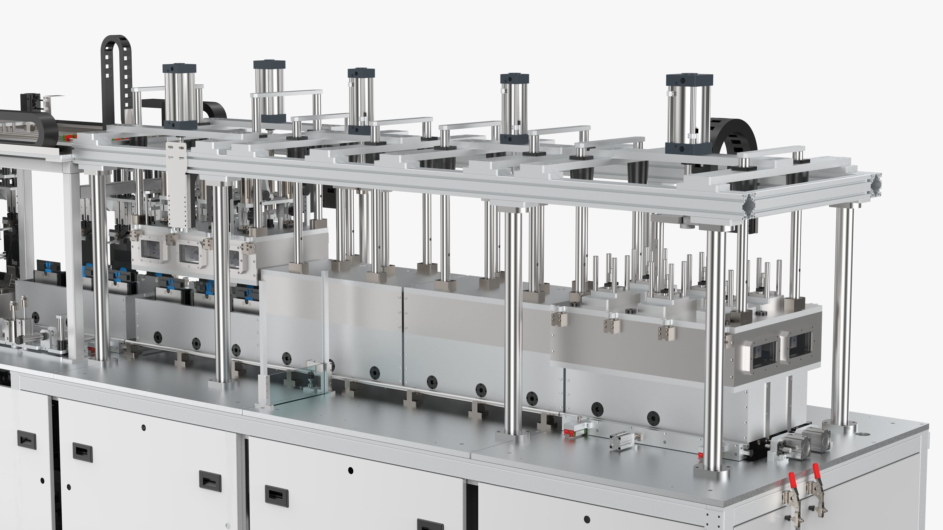Soft Pack Lithium Battery Vacuum Injection Sealing Machine 3D model_23