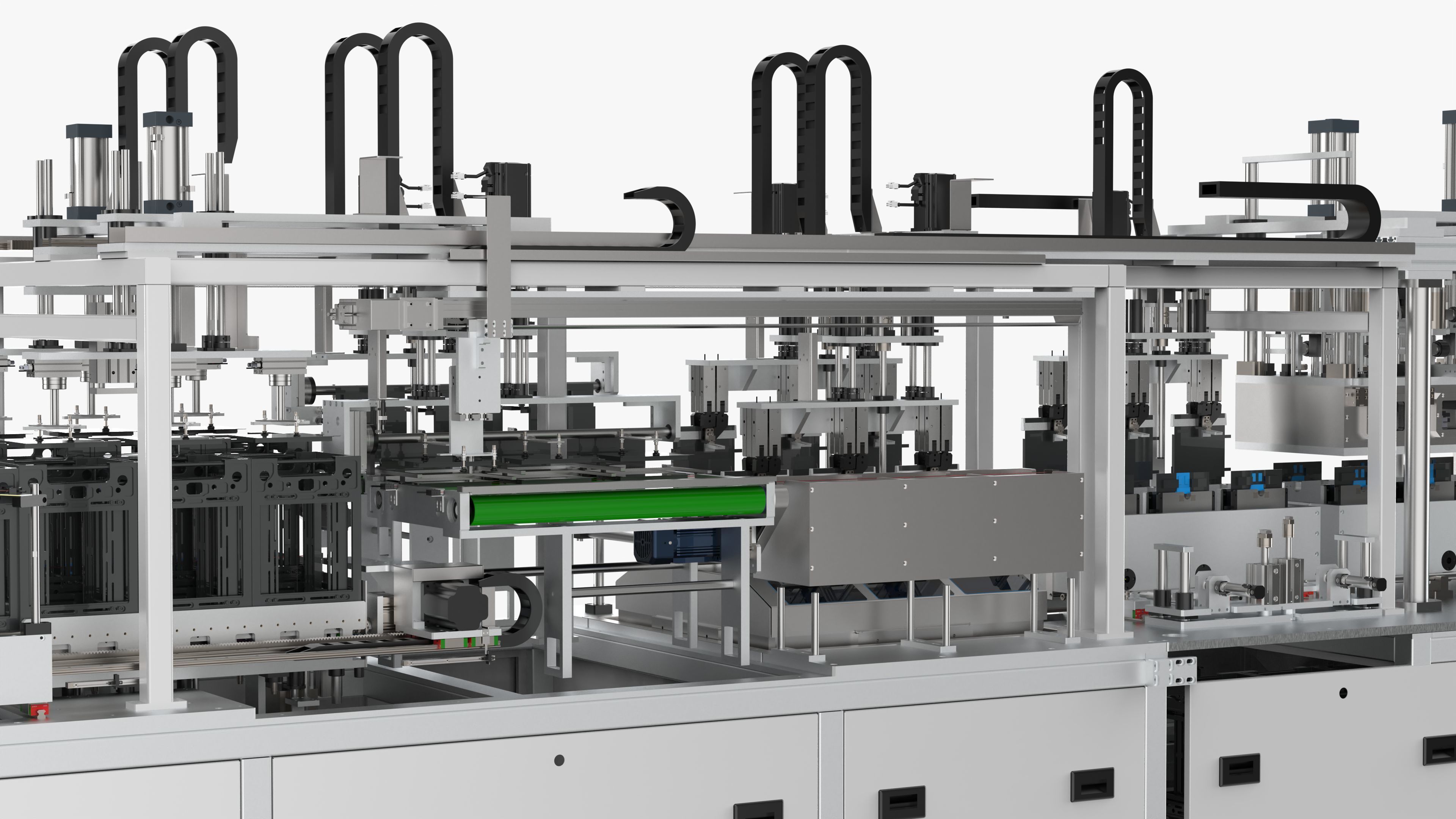 Soft Pack Lithium Battery Vacuum Injection Sealing Machine 3D model_34