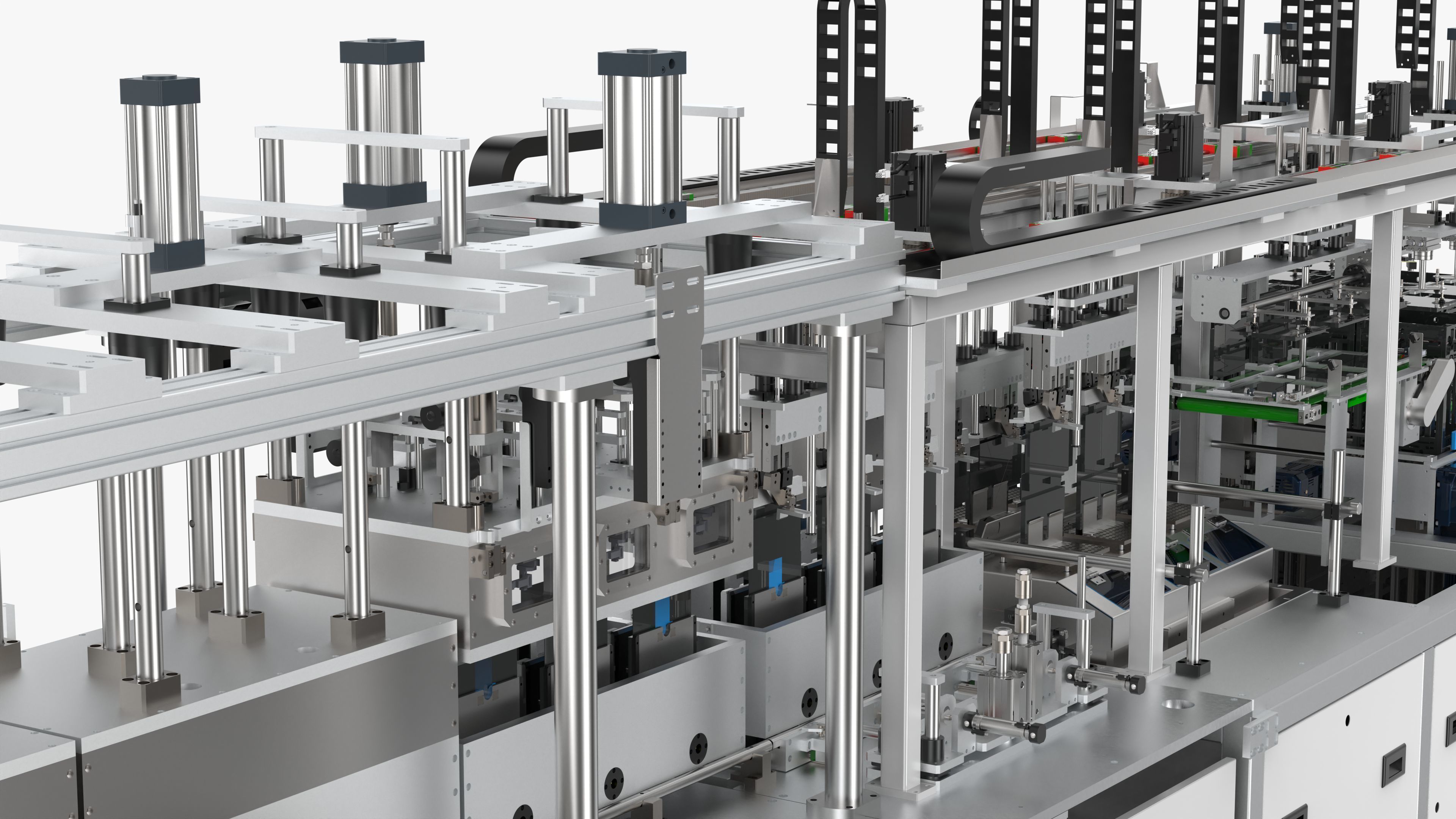 Soft Pack Lithium Battery Vacuum Injection Sealing Machine 3D model_37