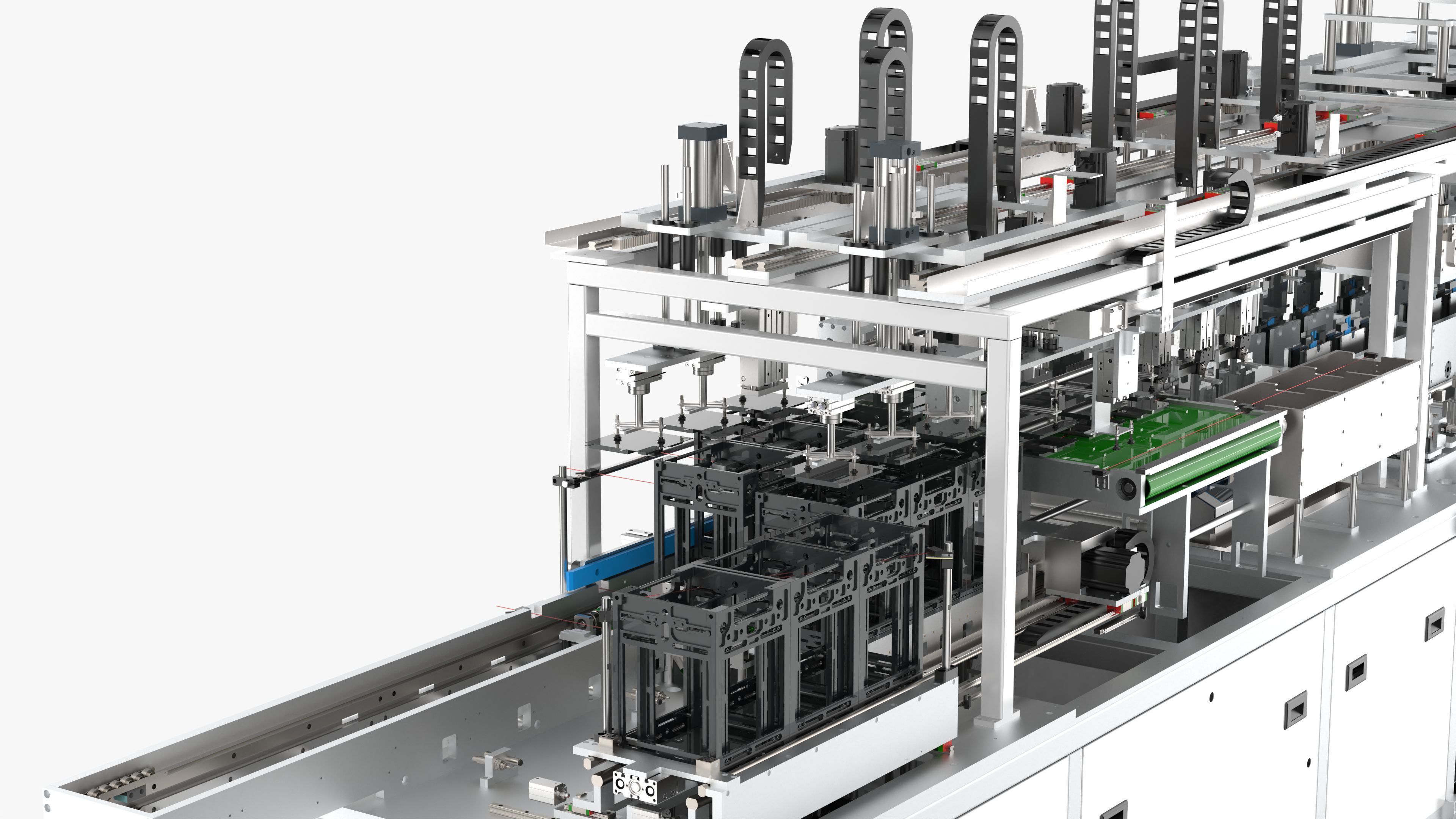 Soft Pack Lithium Battery Vacuum Injection Sealing Machine 3D model_26