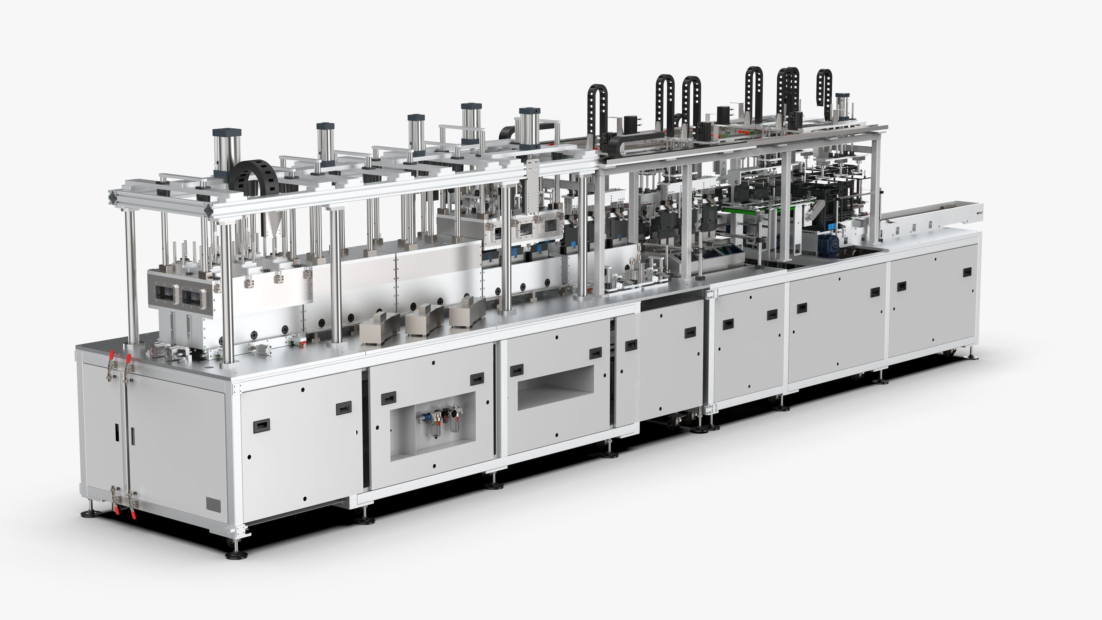 Soft Pack Lithium Battery Vacuum Injection Sealing Machine 3D model_28