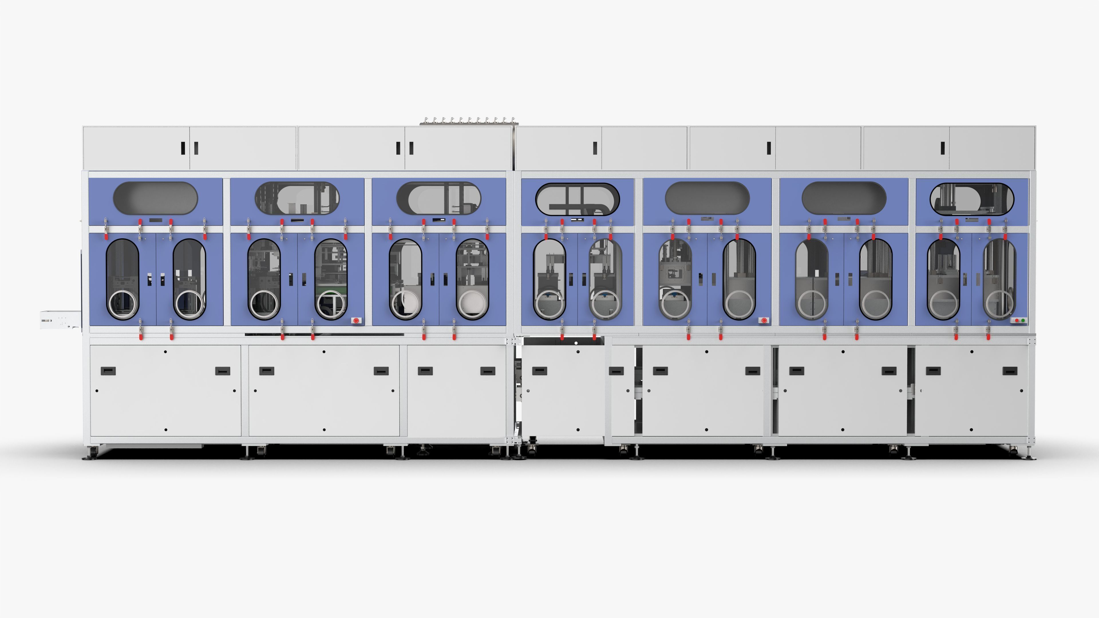 Soft Pack Lithium Battery Vacuum Injection Sealing Machine 3D model_4