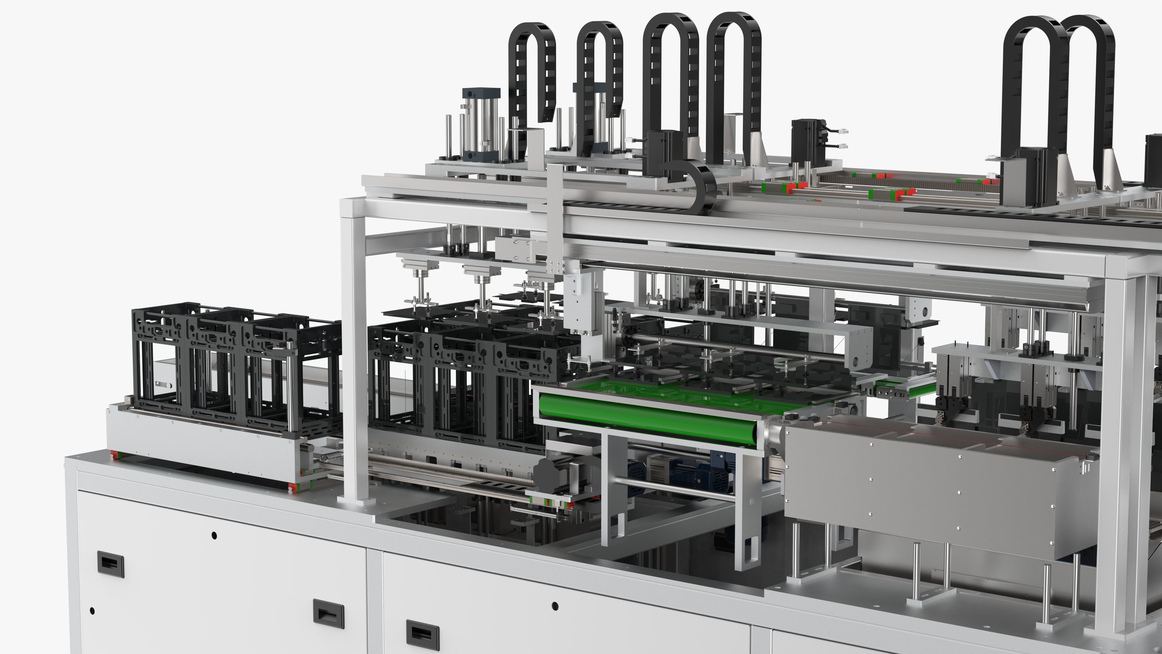 Soft Pack Lithium Battery Vacuum Injection Sealing Machine 3D model_35